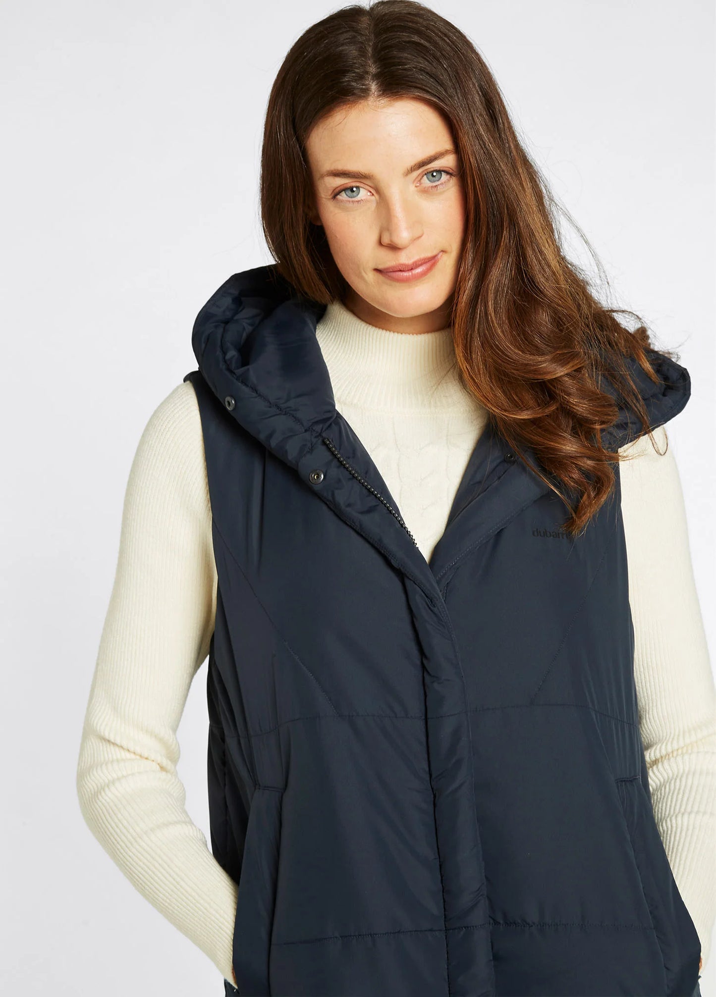 Ryan Hooded Gilet - Navy