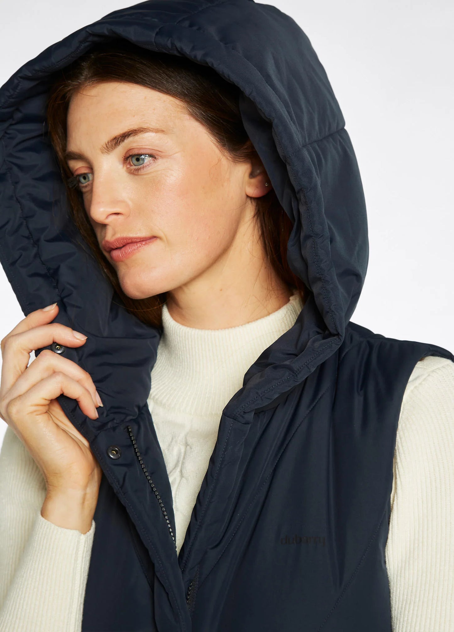 Ryan Hooded Gilet - Navy