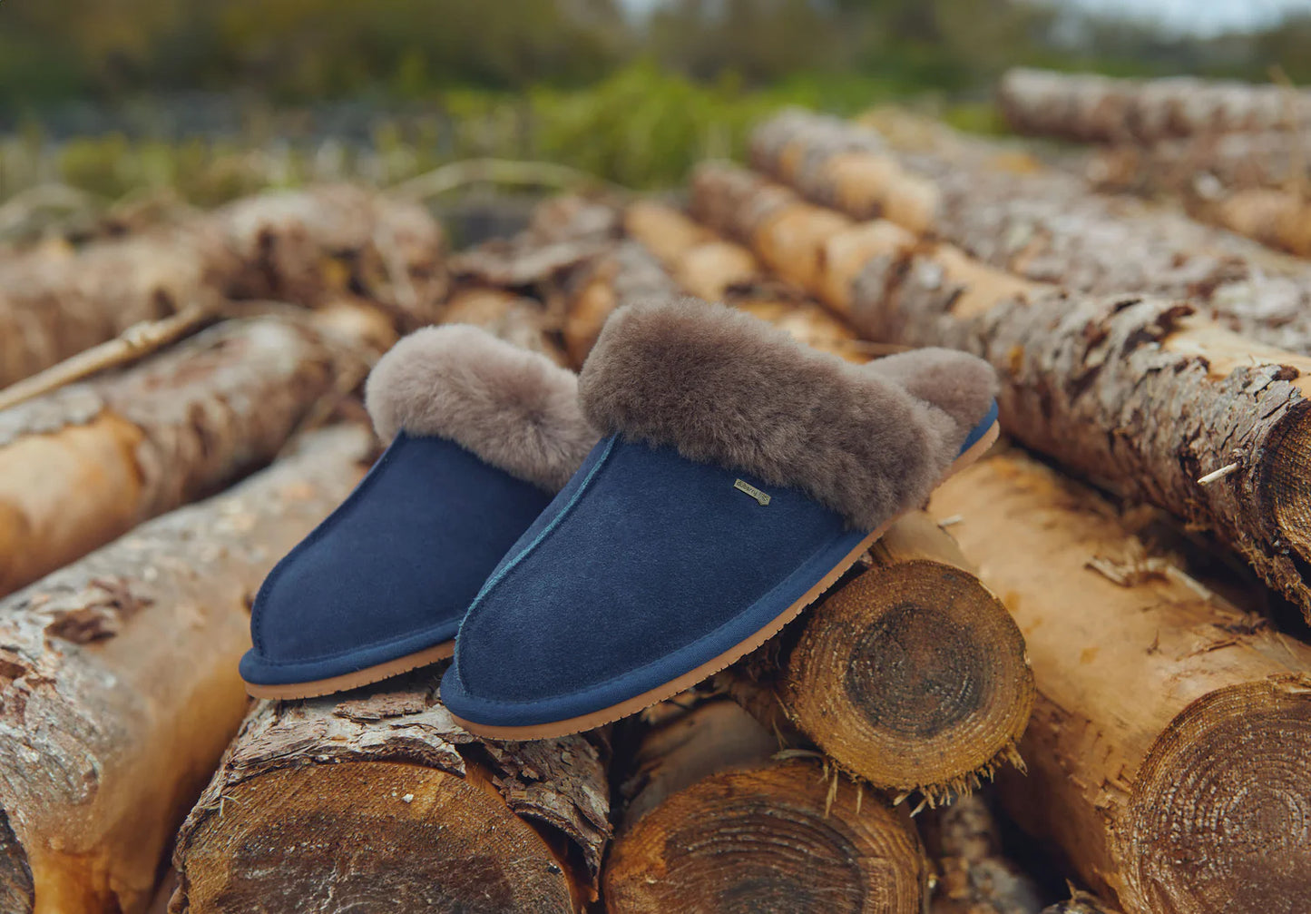 Rockmill Mule Slippers - French Navy