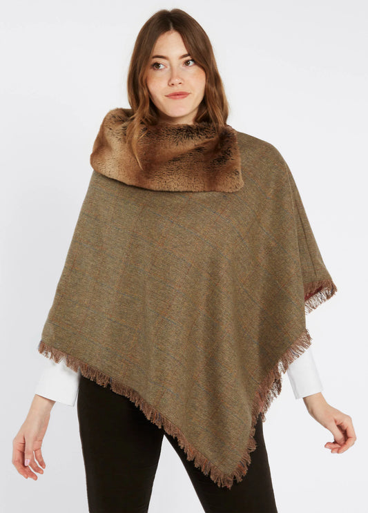 Silverfir Tweed Poncho - Burren