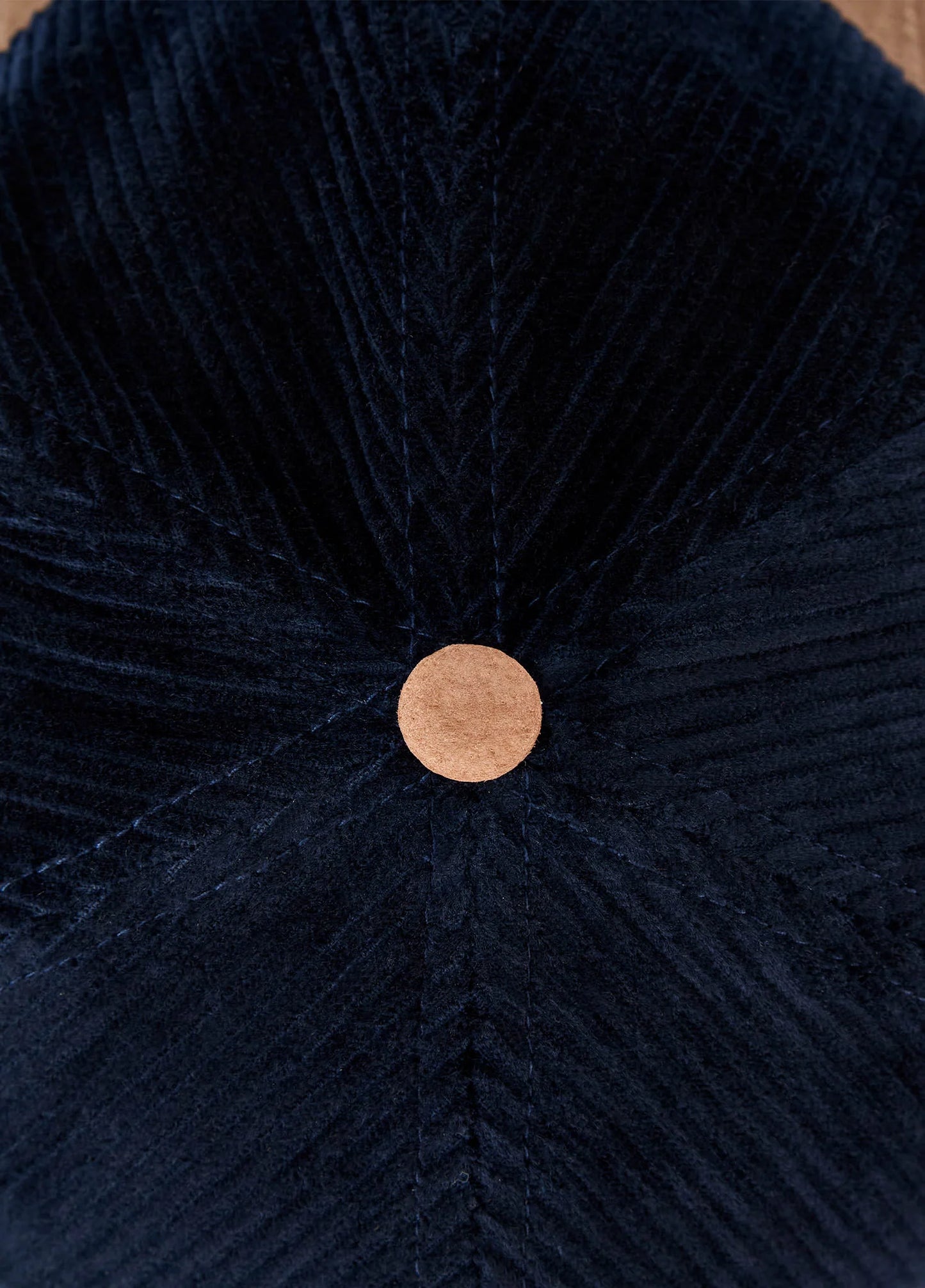 Marino Corduroy Baseball Cap Navy