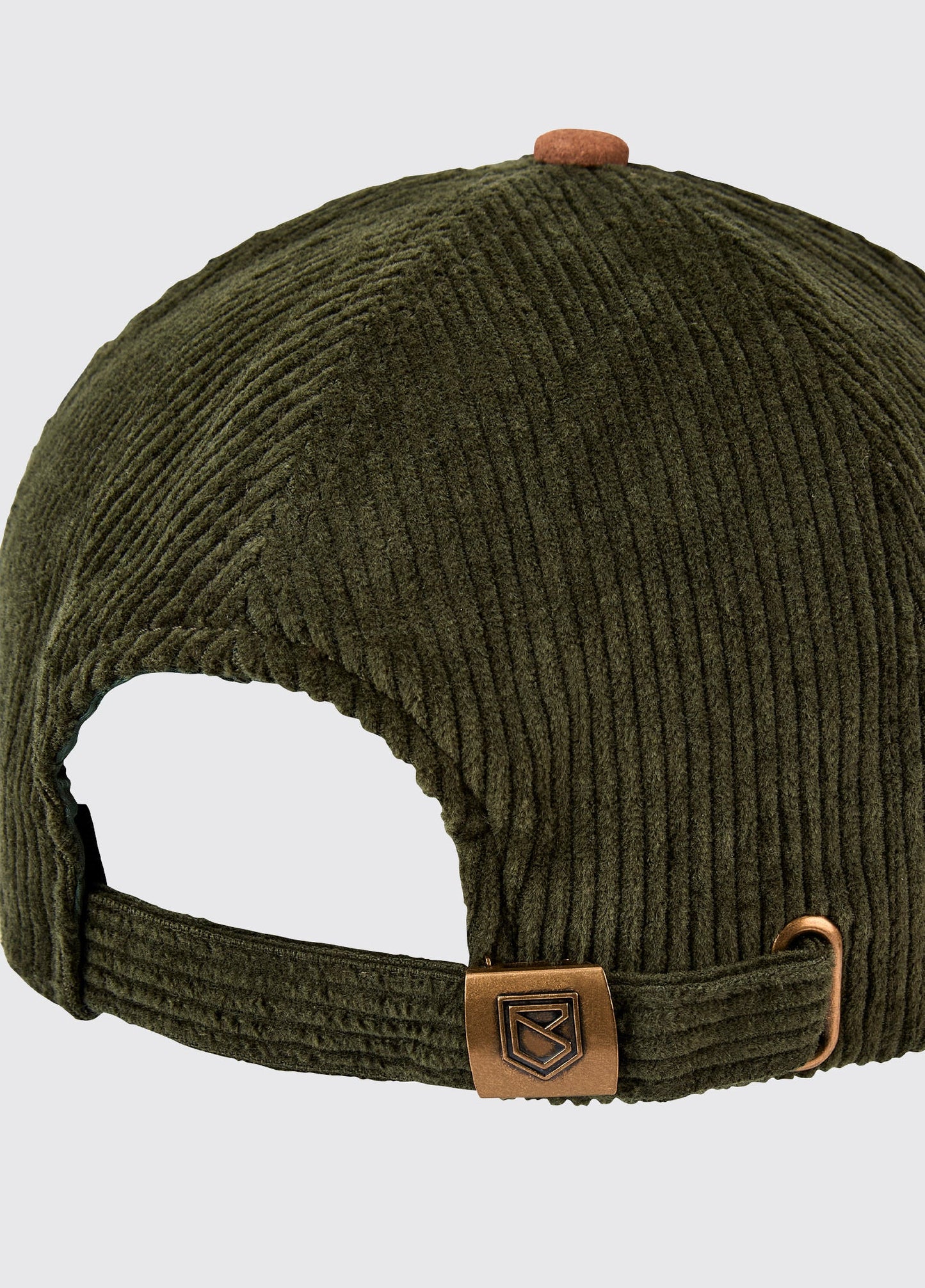 Marino Corduroy Baseball Cap - Olive