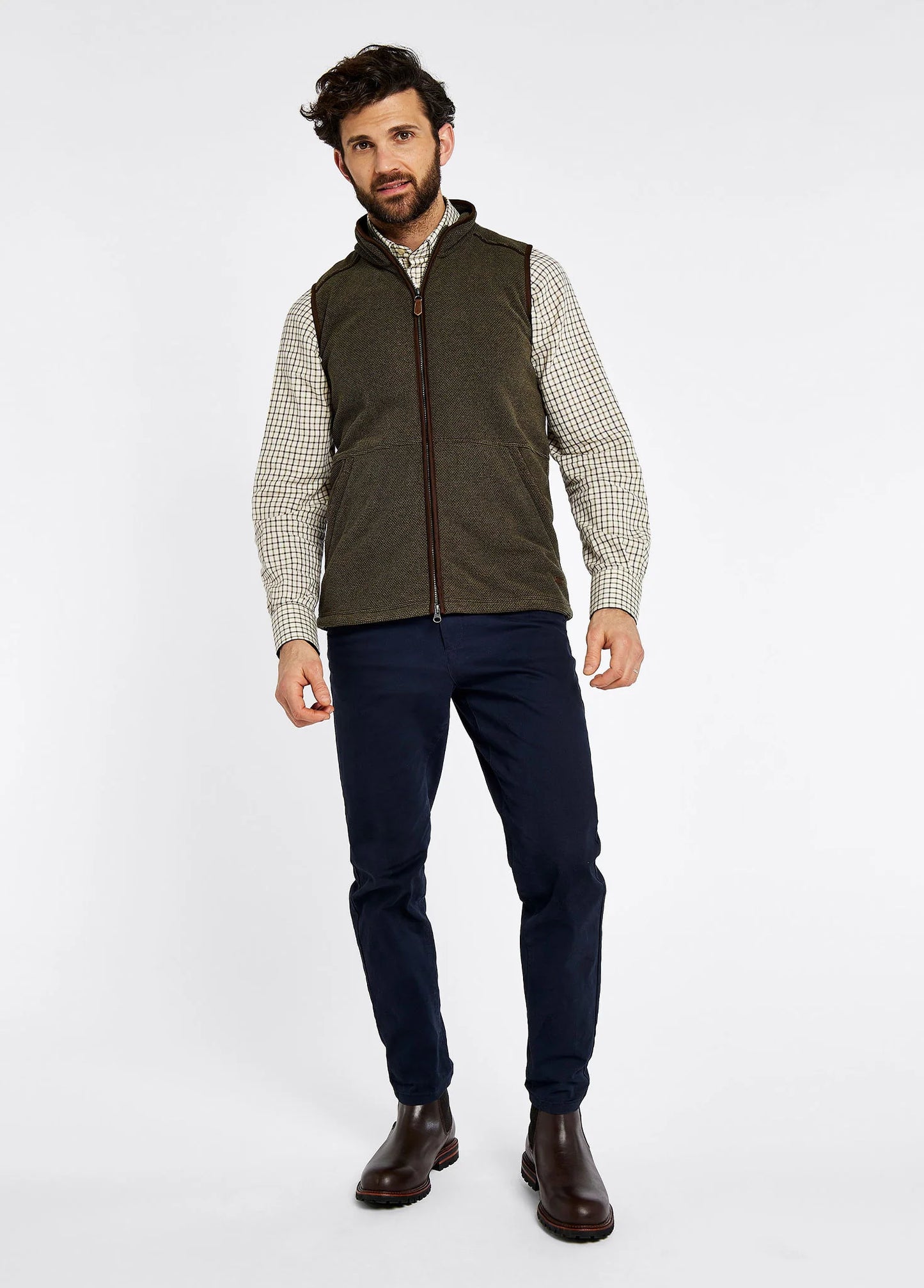 Lifford Fleece Gilet - Olive