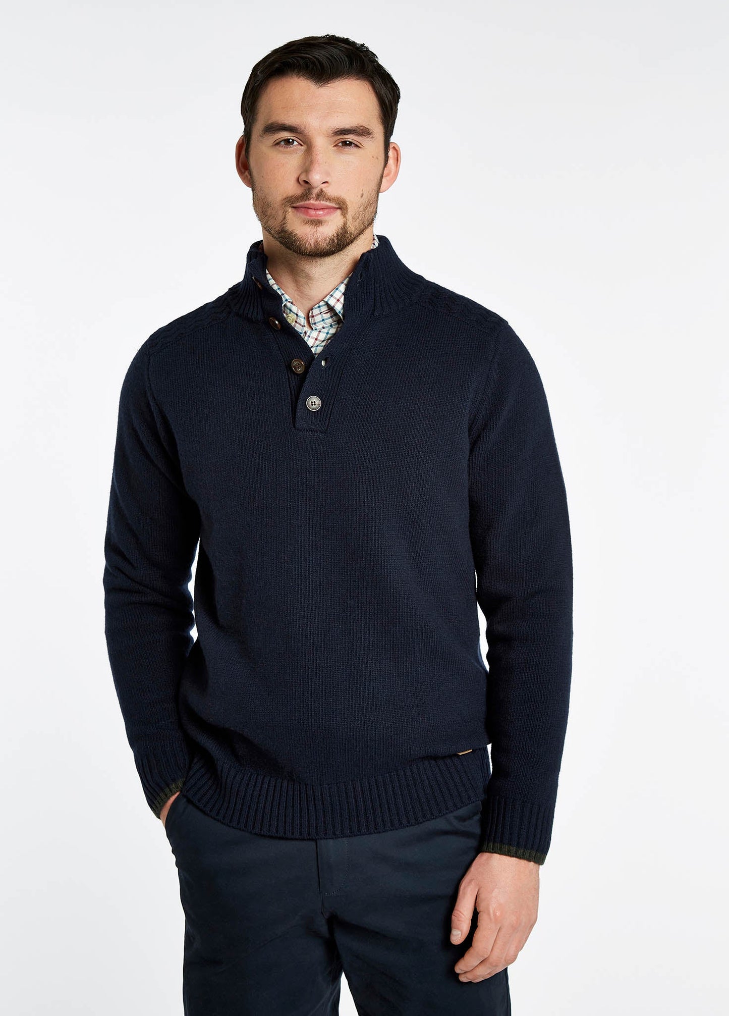 Parkplace Knitted Sweater - Navy