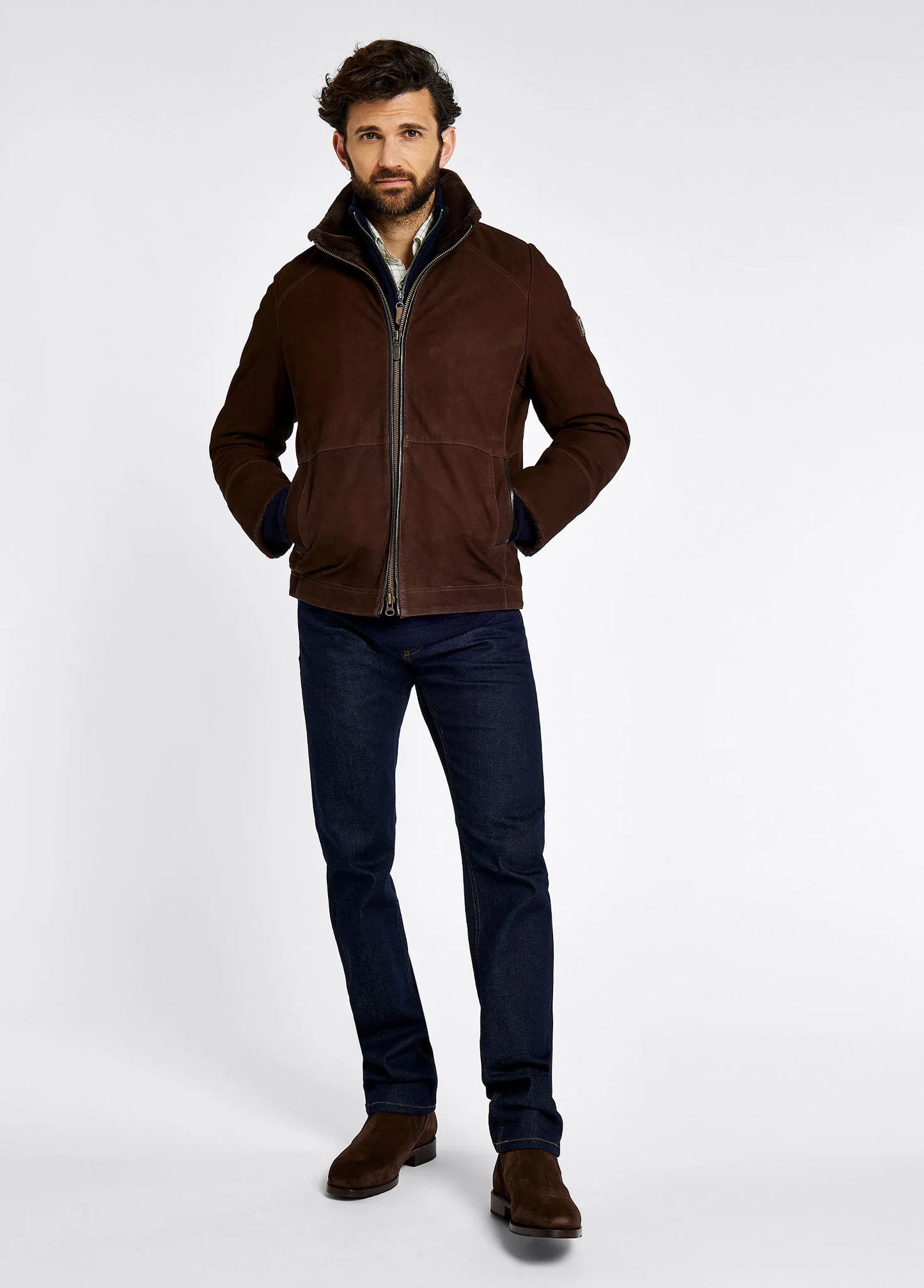 Merriman Leather Jacket - Walnut