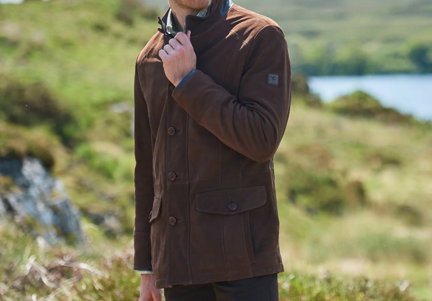 Moore Leather Jacket - Walnut