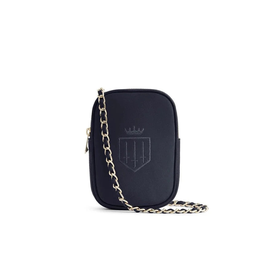 Mini Finsbury Cross Body Bag - Navy Suede