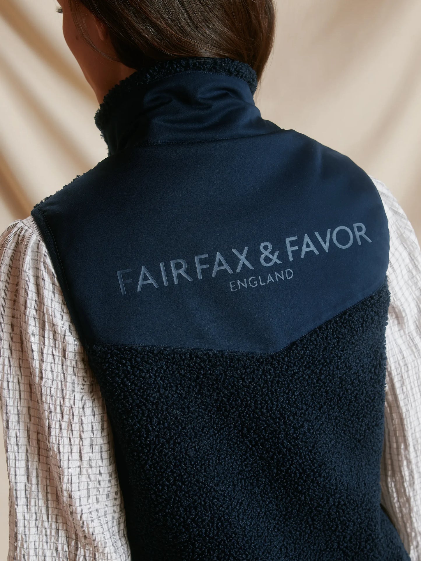 Agnes Fleece Gilet - Navy