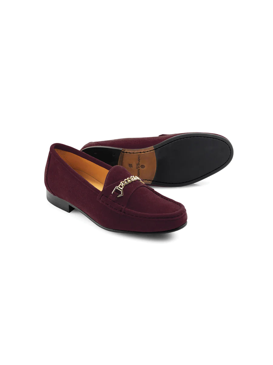 Apsley Loafer - Plum Suede