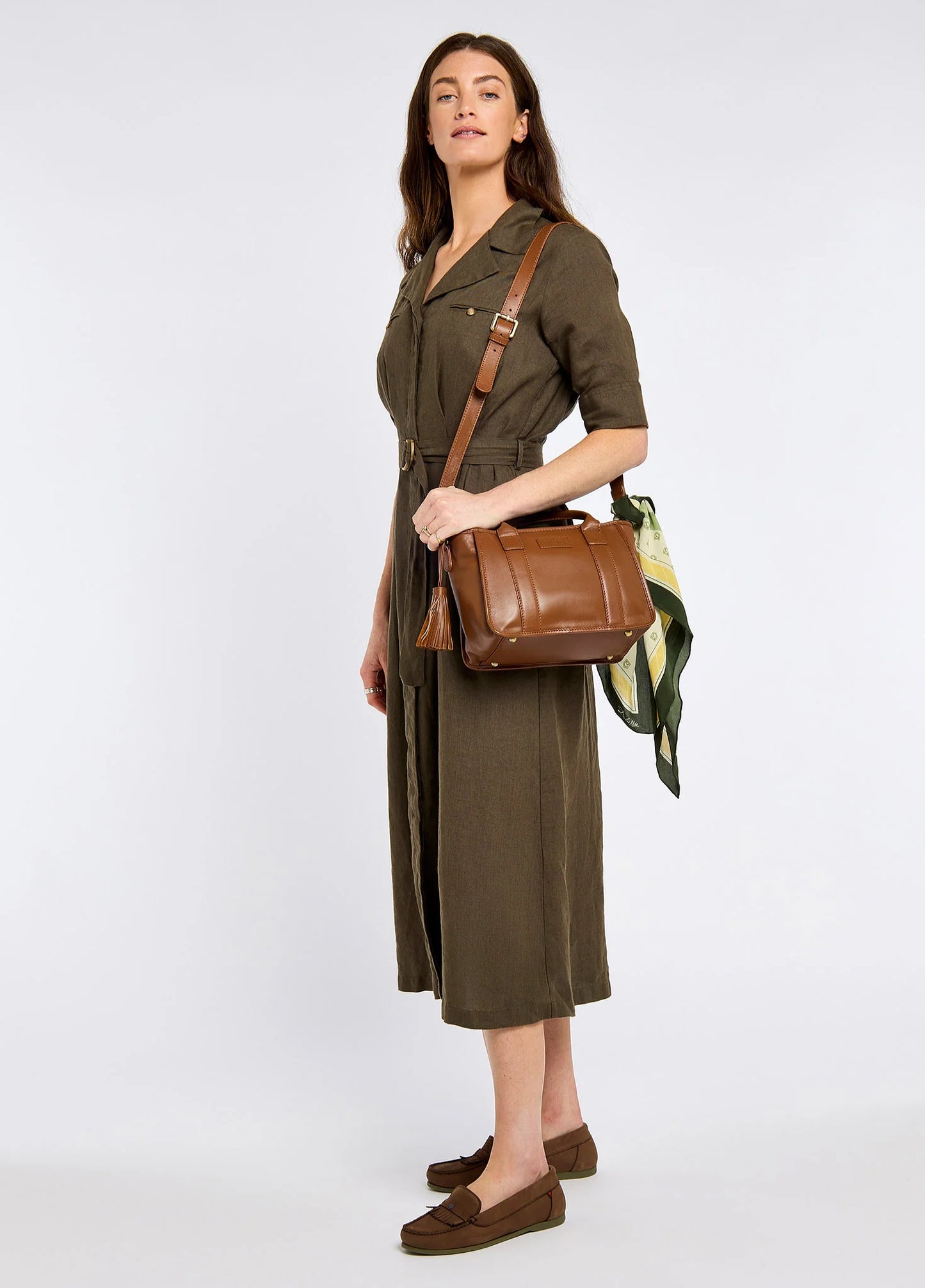 Ramelton Leather Handbag - Caramel