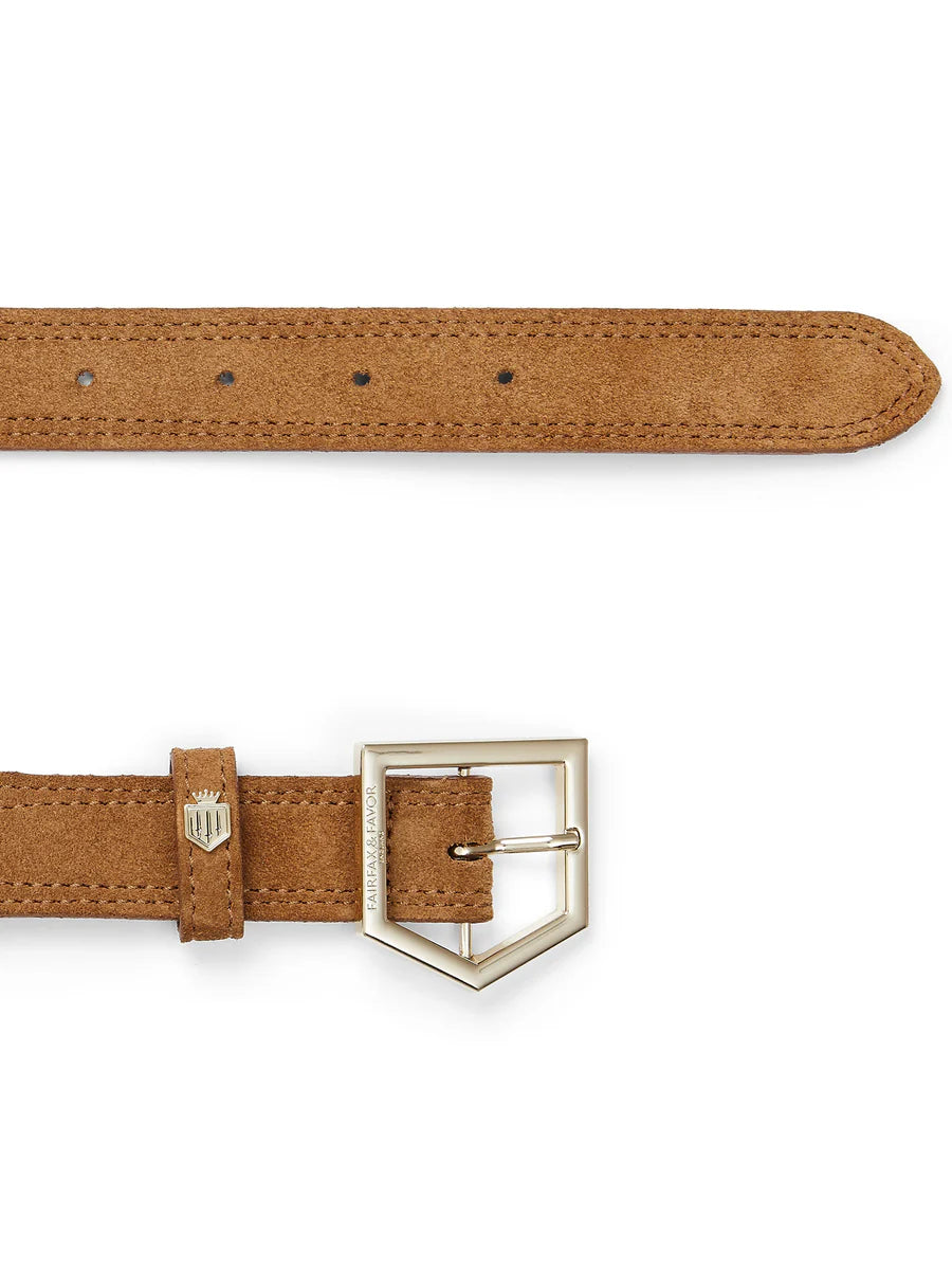 Regina Belt - Tan Suede