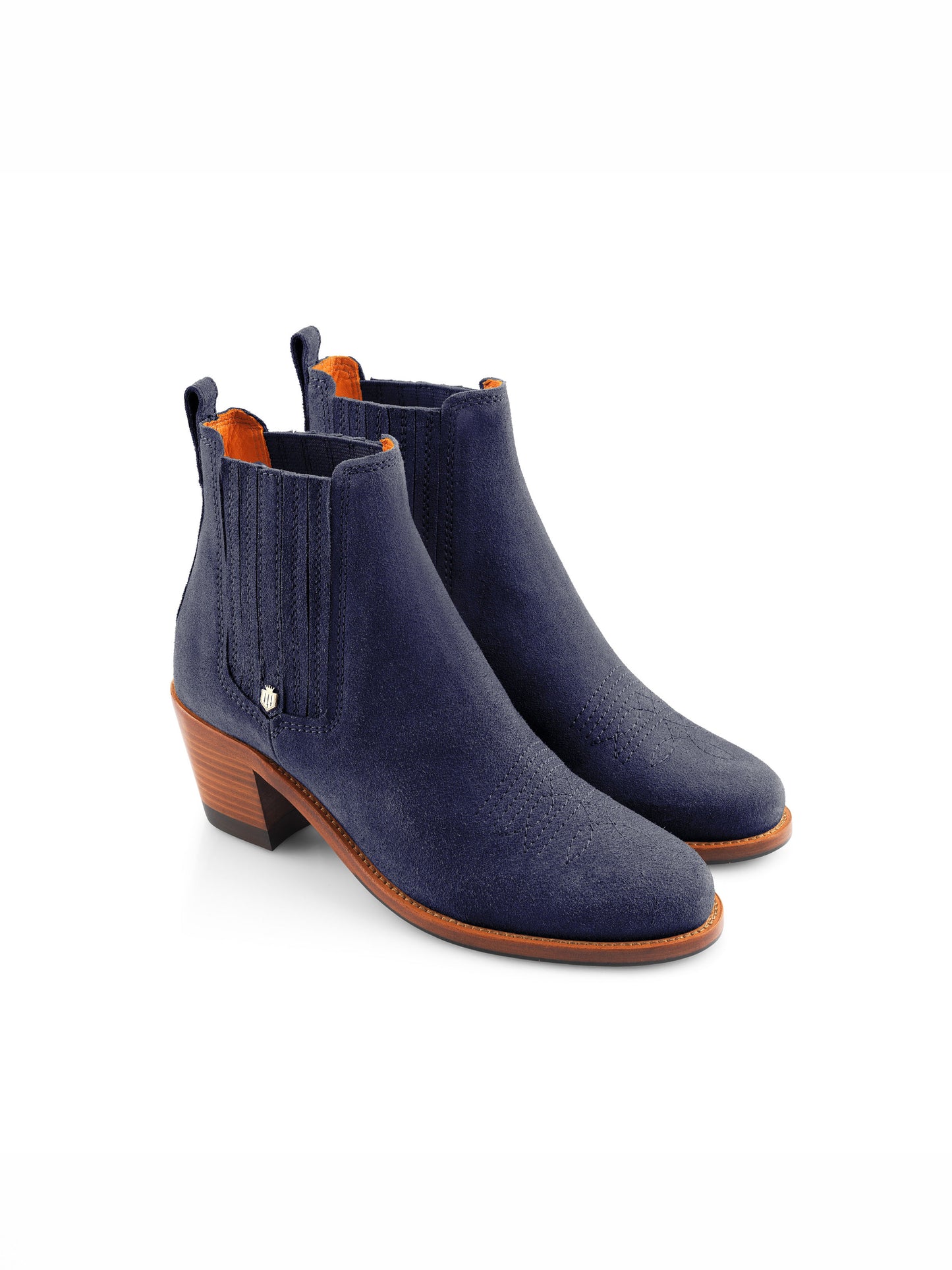 Rockingham Ankle Boot - Ink Suede