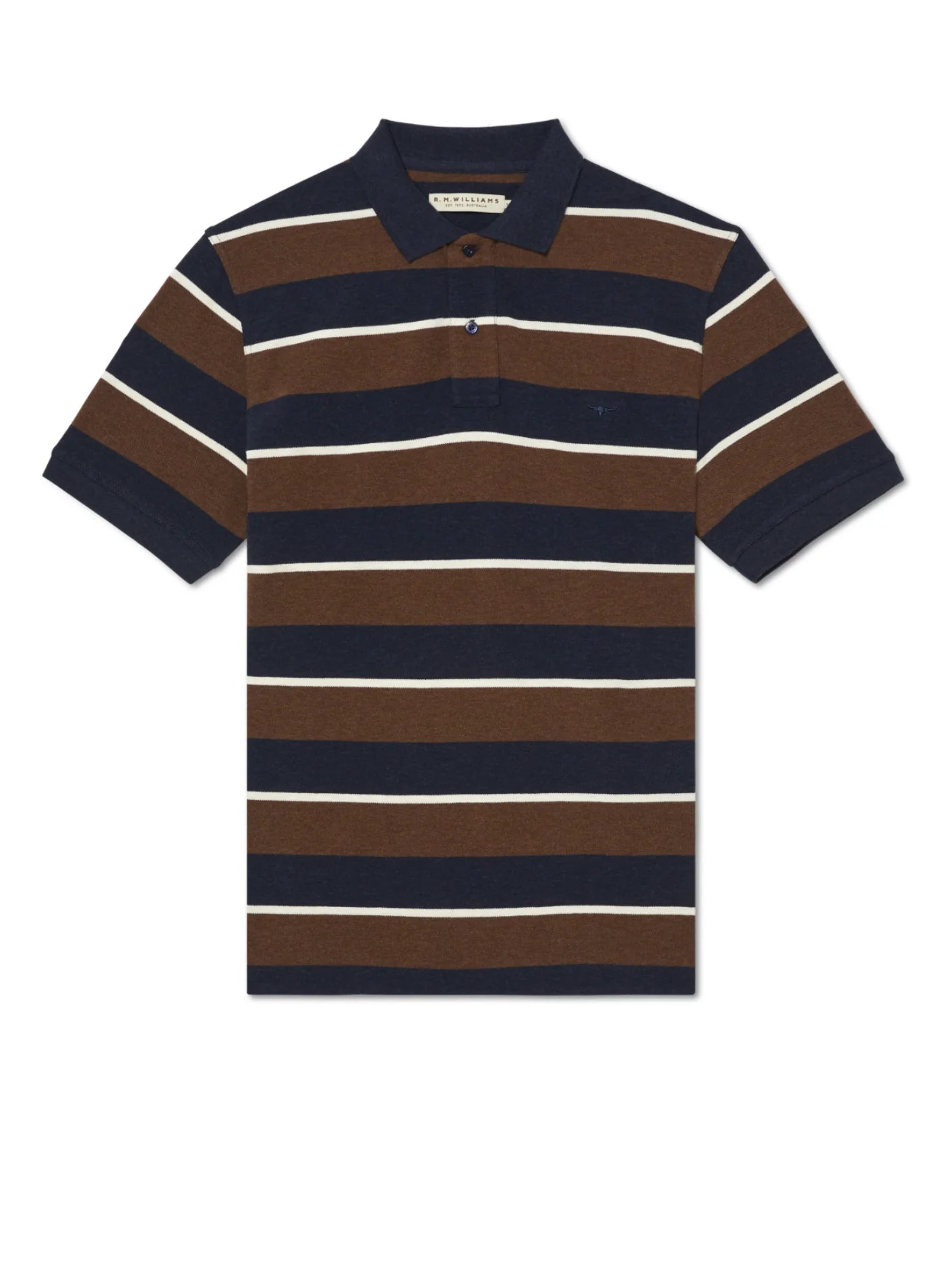 Rod Polo - Cream/Navy/Brown