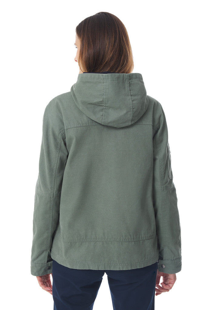 Sauzon Asymmetrical Jacket - Sage Green