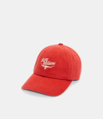 Script Longhorn Cap - Red