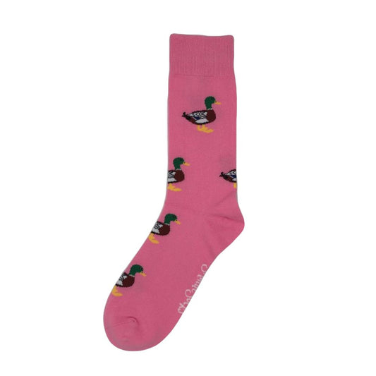 Pink Duck Socks - Adult