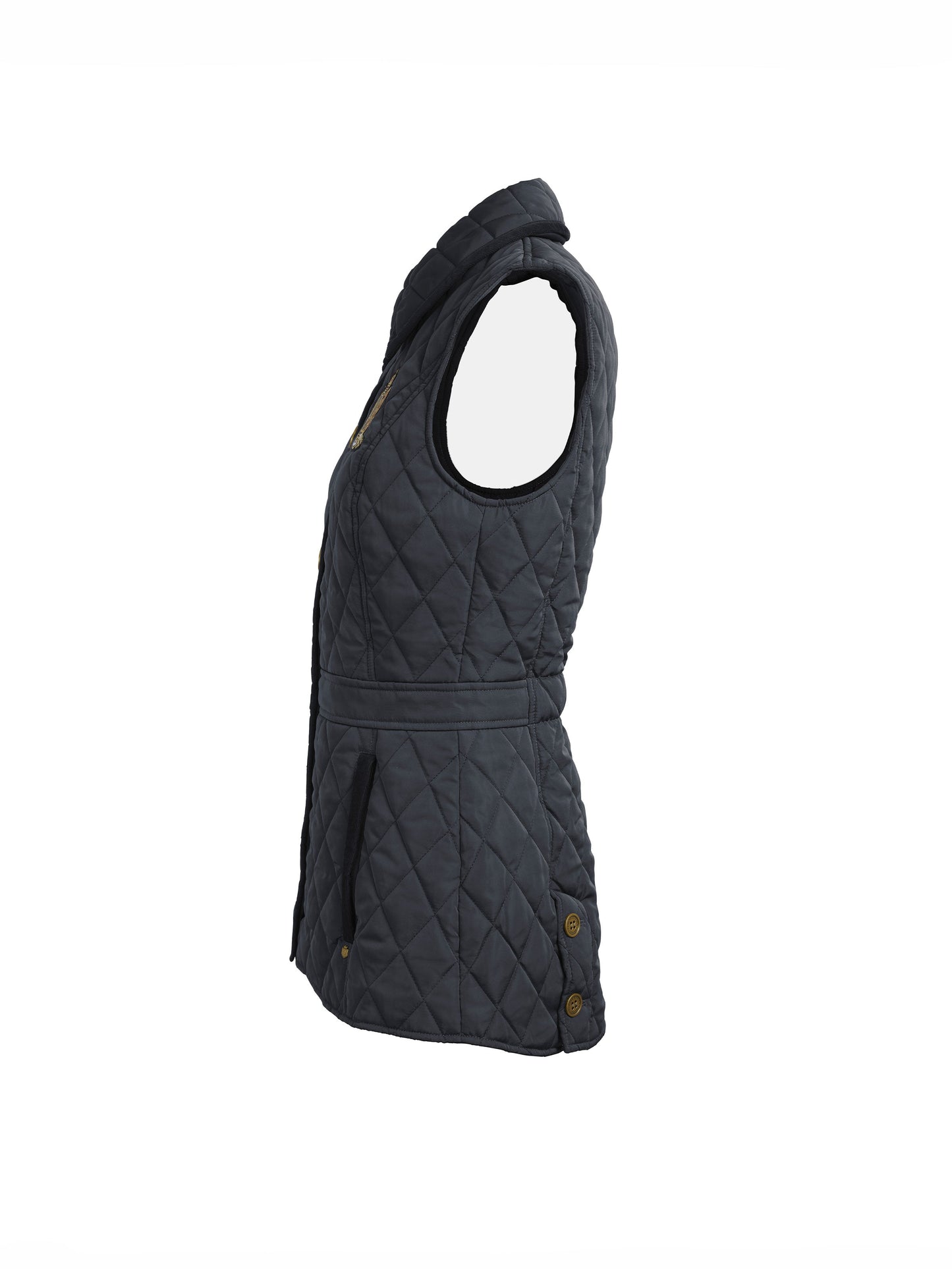 The Bella Quilted Gilet - Navy