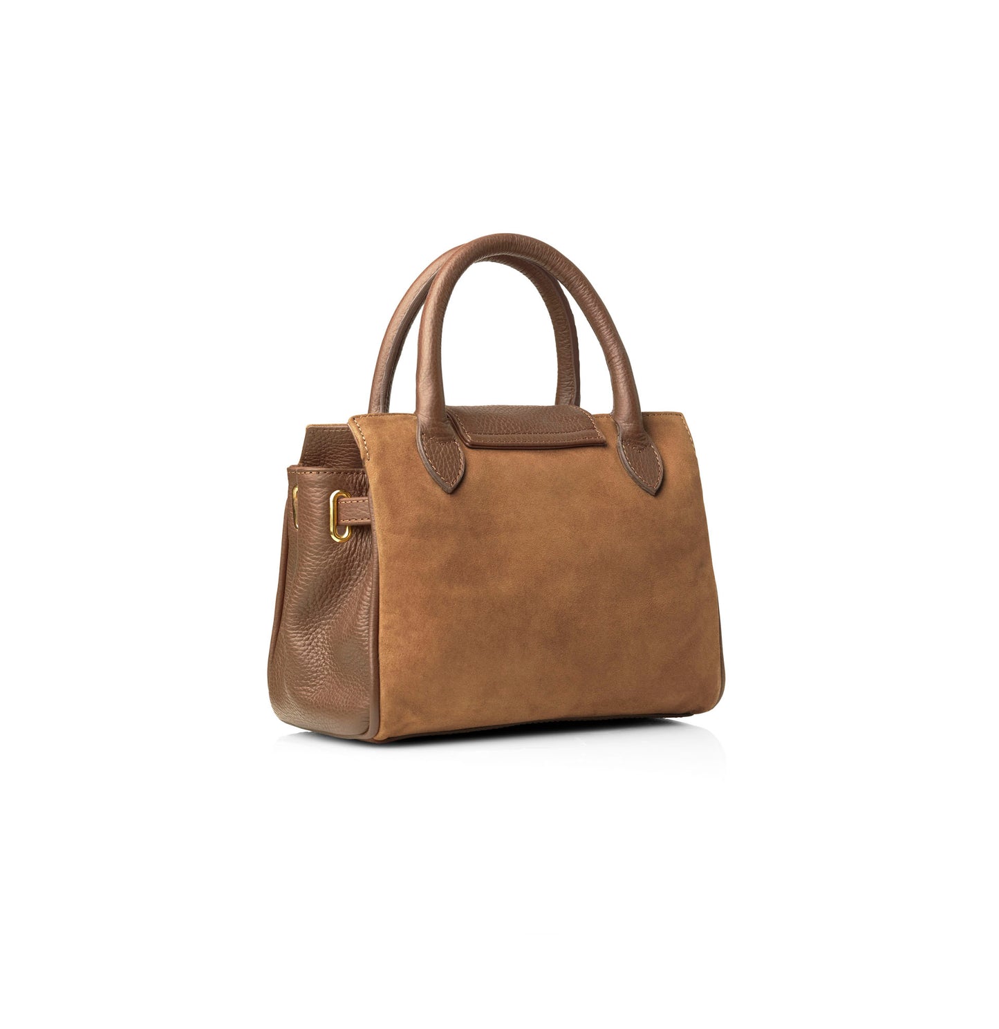 Mini Windsor Handbag - Tan Suede