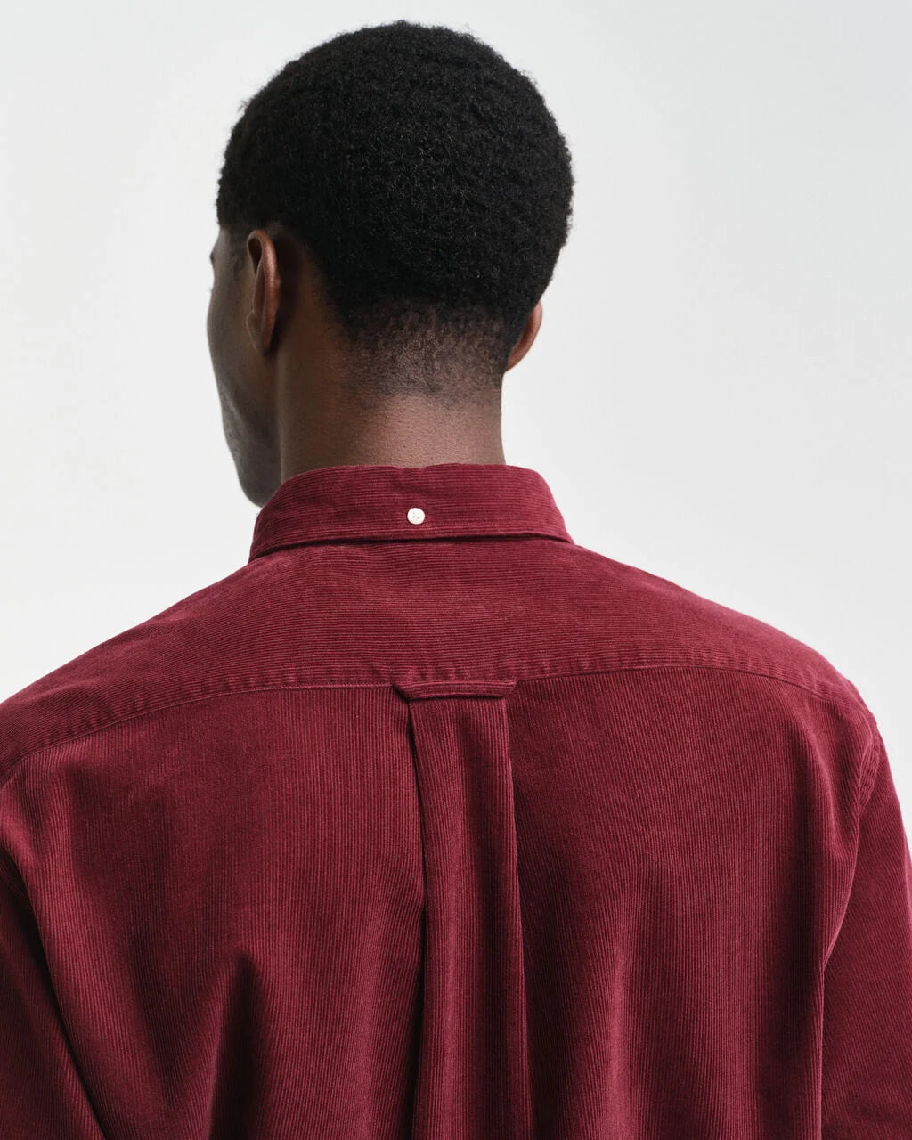 Regular Fit Corduroy Shirt - Wine Red