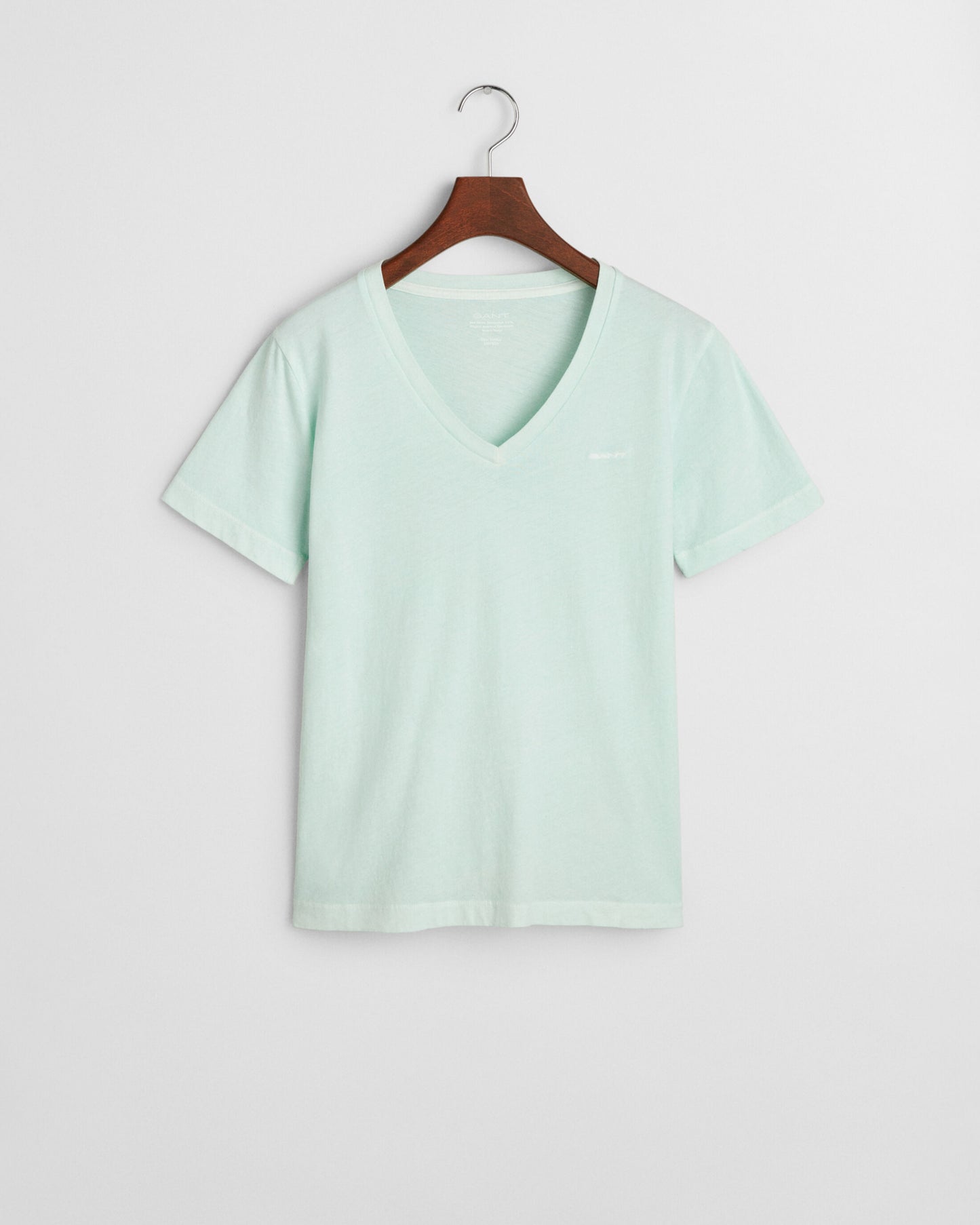 Sunfaded V-Neck T-Shirt - Faded Mint