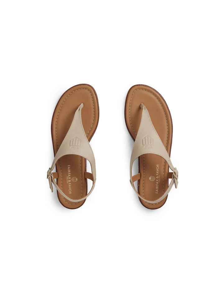 Vienna Sandal - Stone Leather