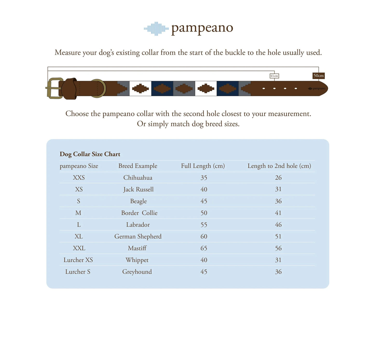 Pampeano Dog Collar - Cruzada