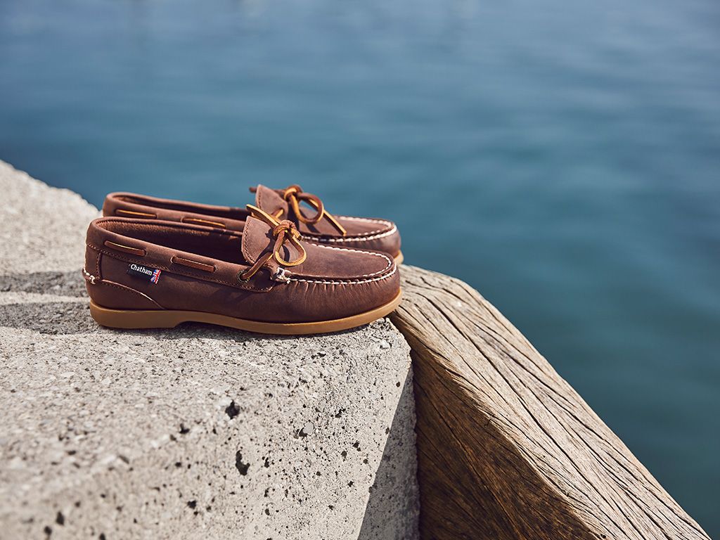 Olivia Lady G2 Premium Nubuck Slip-on Deck Shoes - Chocolate