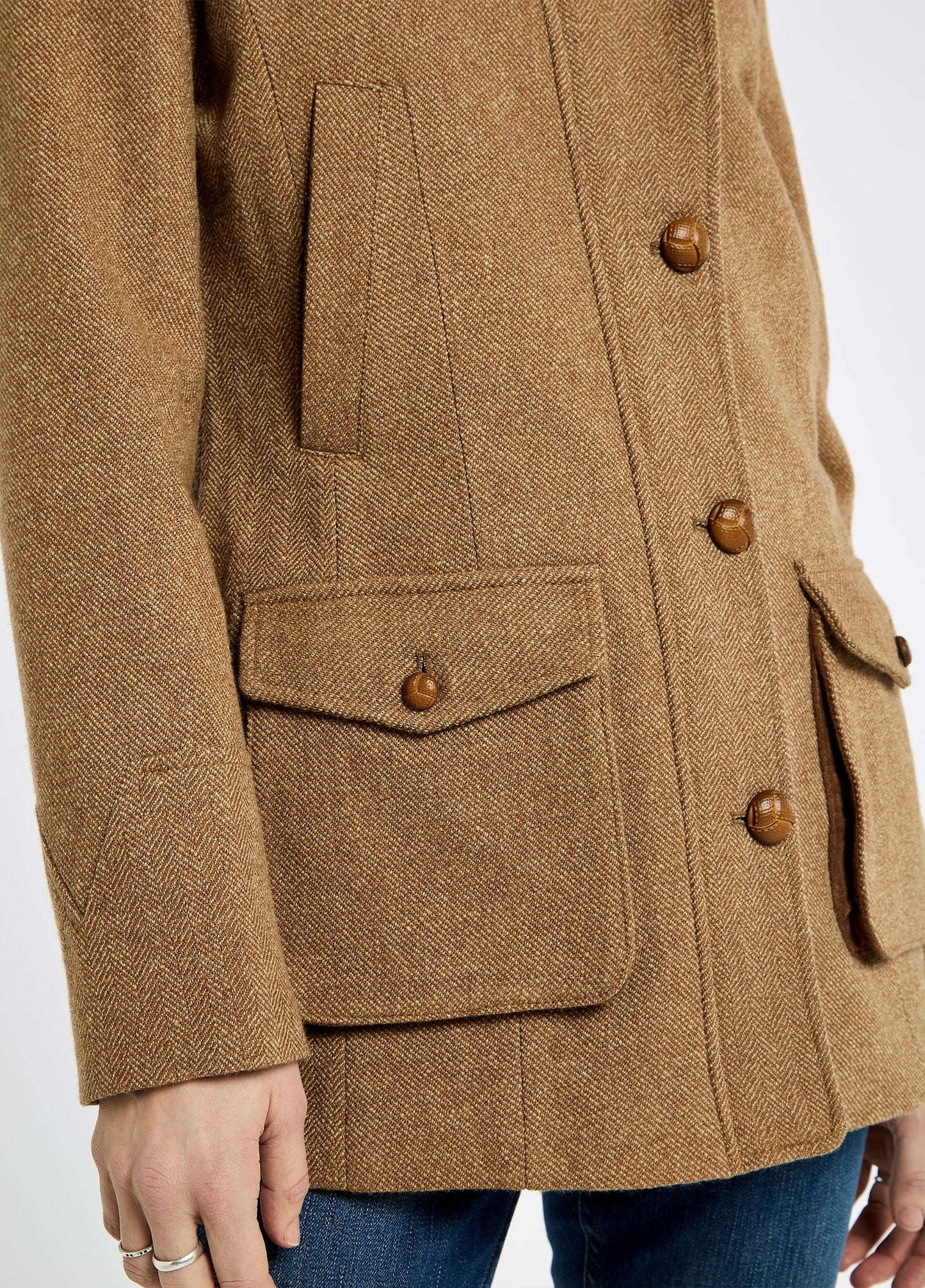 Willow Tweed Jacket - Camel Twill