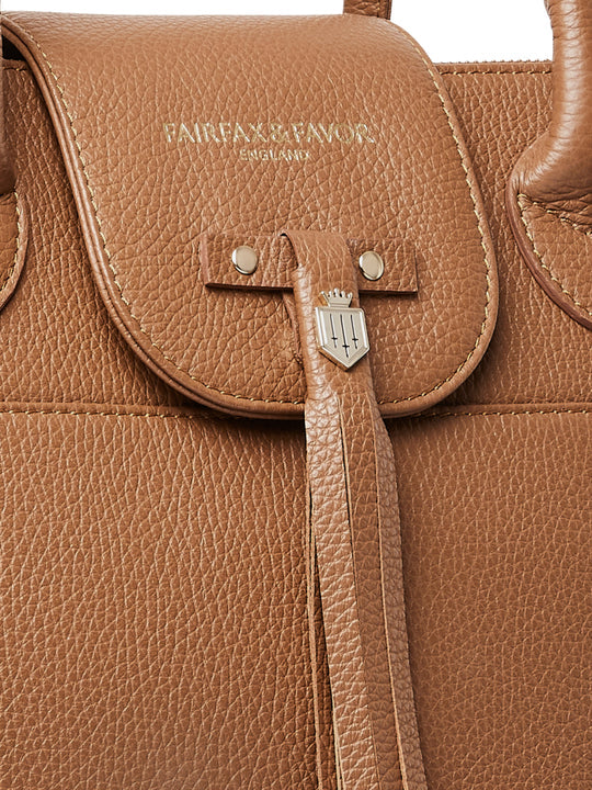 Windsor Work Bag - Tan Leather
