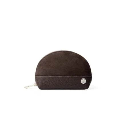 Chiltern Coin Purse - Chocolate Suede