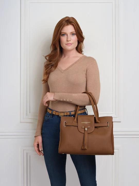 Windsor Handbag - Tan Leather