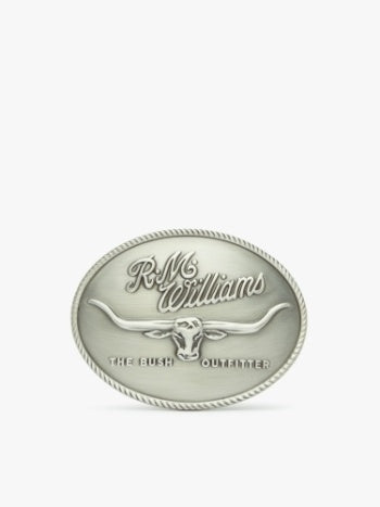 R. M. Williams Logo Buckle - Silver